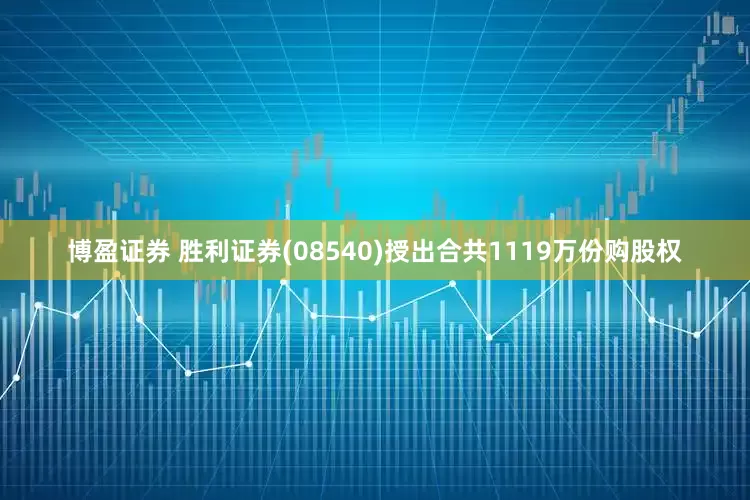博盈证券 胜利证券(08540)授出合共1119万份购股权